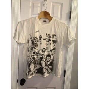 Marvel mad engine graphic t shirt white XL comic wolverine Paint Inside